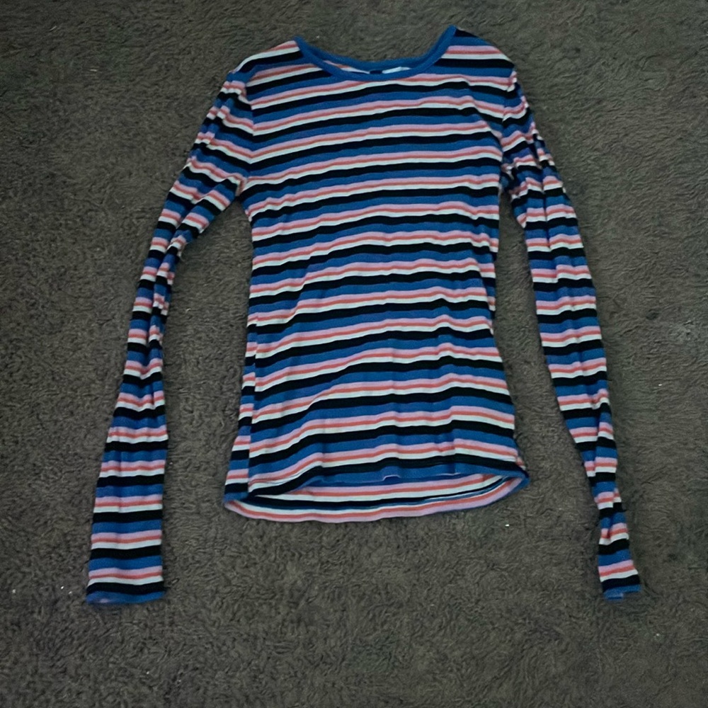 Stripped fitted longsleeve